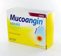 MUCOANGIN CASSIS PAST A SUCER 30X20MG