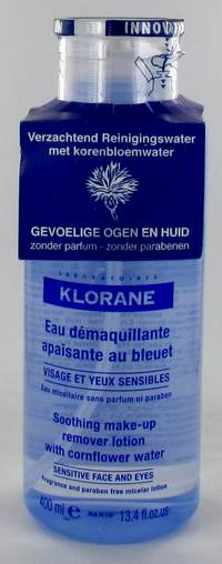 KLORANE GEZICHT KORENBLOEM REINIGINGSWATER   400ML