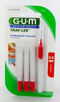 GUM TRAV-LER BROSSE INTERDENT. 0,8MM 4      1314M4