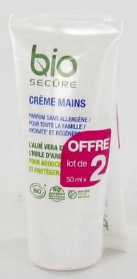 BIO SECURE HANDCREME             TUBE 2X50ML PROMO