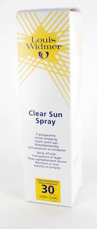 WIDMER SUN CLEAR IP30 PARF SPRAY 125ML