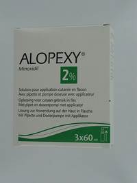 ALOPEXY 2 % LIQUID FL PLAST PIPET 3X60ML