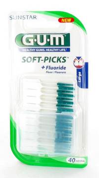 GUM SOFTPICKS PLAST-CTC FLUOR ORIGIN. LARGE 40 634