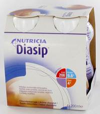 DIASIP CHOCOLADE       FLES 4X200ML