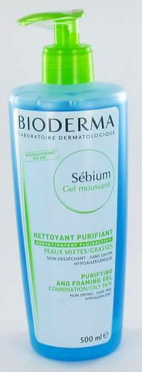 BIODERMA SEBIUM SCHUIMENDE GEL 500ML