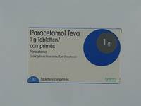 PARACETAMOL TEVA 1 G TABL  10 X 1 G BLISTER