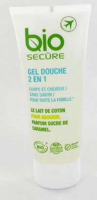 BIO SECURE DOUCHE GEL 2IN1 TUBE 100ML