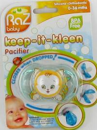 RAZ BABY KEEP IT CLEAN SUCETTE KIT KITTY