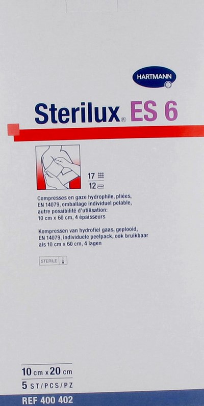 STERILUX ES6 KP STER 12PL 10,0X20,0CM    5 4004024