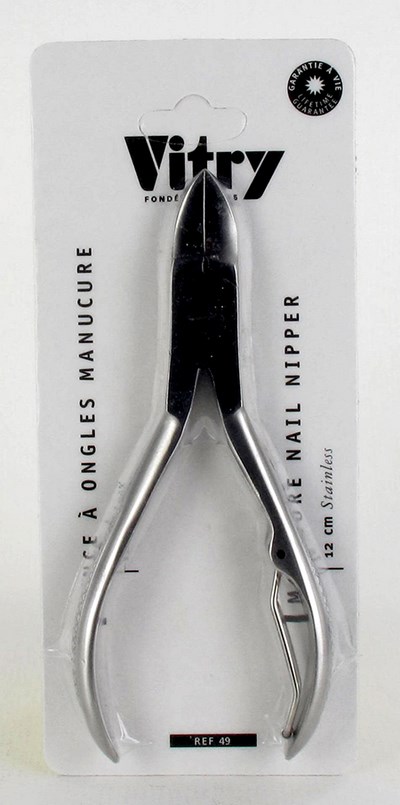 VITRY CLASSIC PINCE ONGLES INOX 12CM 1049 VITRY CLASSIC PINCE ONGLES INOX 12CM 1049