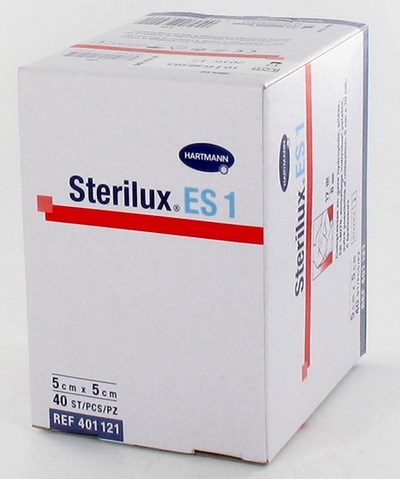 STERILUX ES1 CP STER  8PL  5,0X 5,0CM   40 4011219