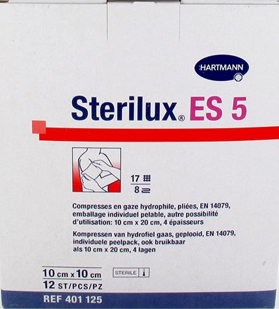 STERILUX ES5 CP STER  8PL 10,0X10,0CM   12 4011259