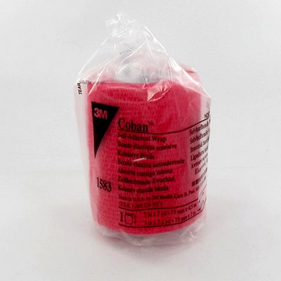 COBAN 3M REKVERBAND RED ROL     7,5CMX4,57M 1583/R