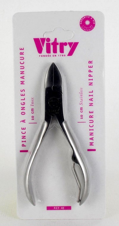 VITRY CLASSIC PINCE ONGLES 10CM INOX 1048 VITRY CLASSIC PINCE ONGLES 10CM INOX 1048