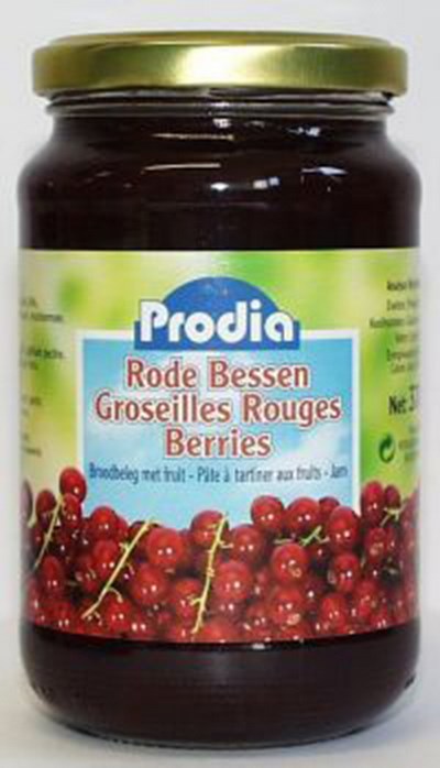 PRODIA JAM RODE BESSEN+FRUCTOSE  370G 6094 REVOGAN