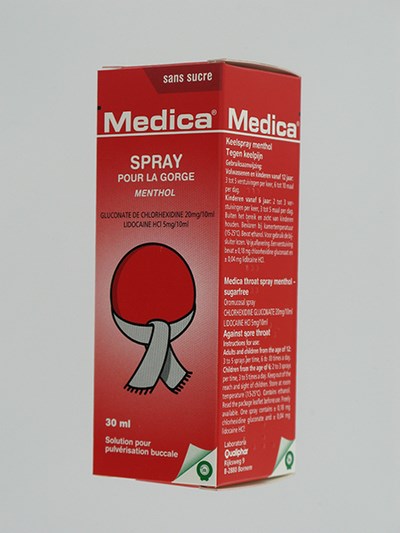 MEDICA SPRAY POUR LA GORGE MENTHOL 30ML MEDICA SPRAY POUR LA GORGE MENTHOL 30ML
