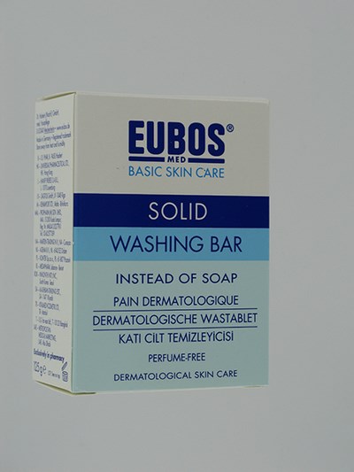 EUBOS COMPACT WASTABLET BLAUW Z/PARF      125G