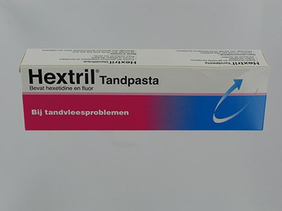 HEXTRIL TANDPASTA         TUBE 75ML