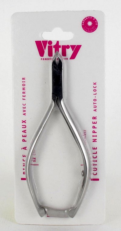 VITRY CLASSIC PINCE PEAUX FERMOIR INOX 1052F VITRY CLASSIC PINCE PEAUX FERMOIR INOX 1052F