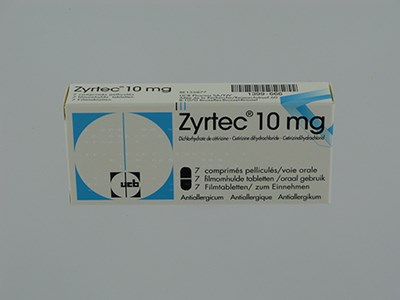 ZYRTEC 10 MG COMP PELL 7 X 10 MG ZYRTEC 10 MG COMP PELL 7 X 10 MG