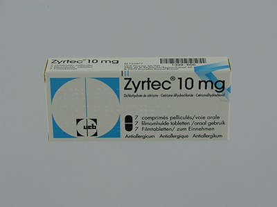 ZYRTEC 10 MG COMP PELL 7 X 10 MG