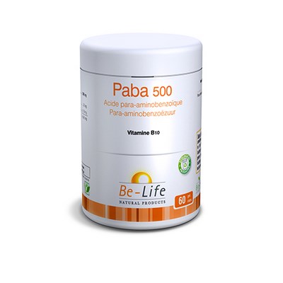 PABA VITAMINES BE LIFE GEL 60X500MG