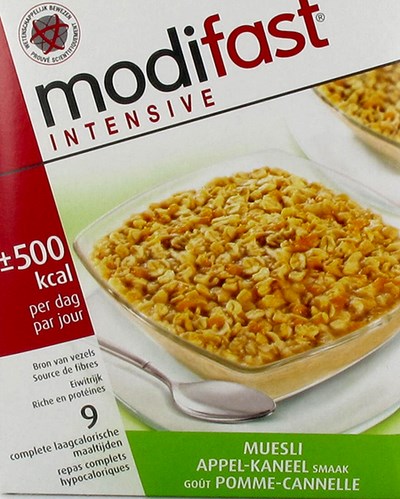 MODIFAST INTENSIVE MUESLI POMME-CANNEL      SACH 9