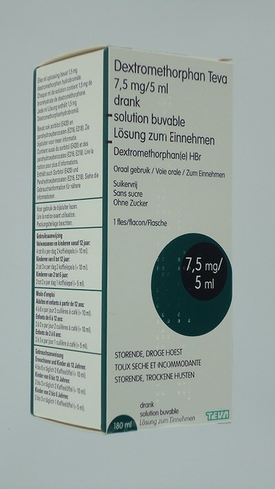 DEXTROMETHORPHAN TEVA SOL PER OS 180 ML