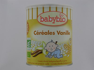 BABYBIO GRANEN VANILLE ZONDER GLUTEN  +5MAAND 220G