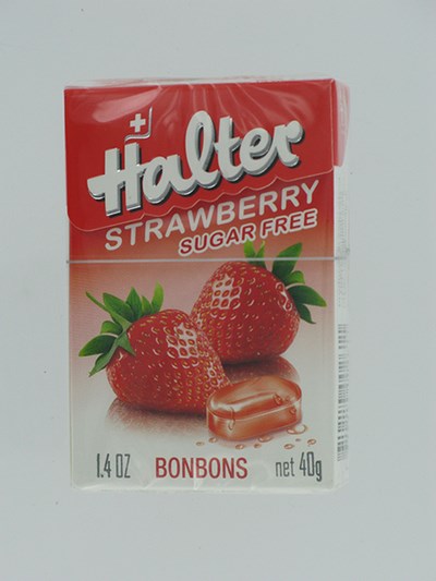 HALTER BONBON FRAISE SS         40G