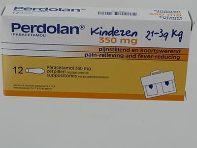 PERDOLAN SUPP KIND ENF 12X350MG