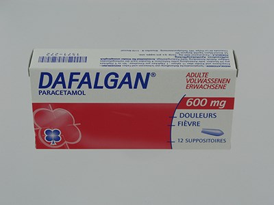 DAFALGAN 600 MG SUPPOS 12 DAFALGAN 600 MG SUPPOS 12
