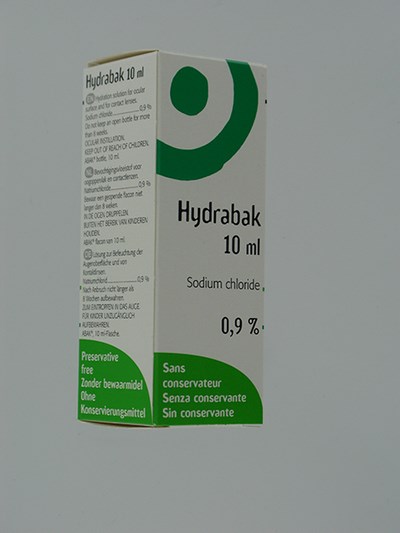 HYDRABAK COLLYRE HYDRATANTE NACL S/CONSERVAT. 10ML