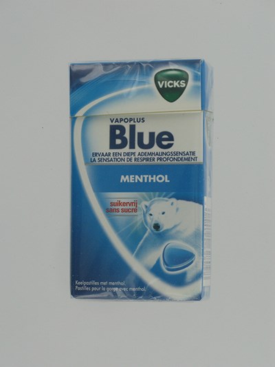 VICKS PAST BLAUW Z/SUIKER 40G BOX VICKS PAST BLAUW Z/SUIKER 40G BOX