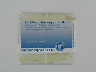 GLYCERINE KELA PHARMA SUPP AD 10