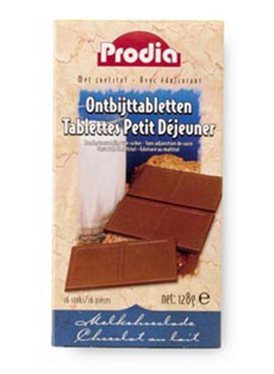 PRODIA TABLETTE PETIT DEJ.CHOCO.LAIT 16X8G REVOGAN PRODIA TABLETTE PETIT DEJ.CHOCO.LAIT 16X8G REVOGAN