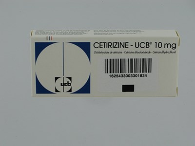 CETIRIZINE UCB COMP PEL. 20 X 10 MG