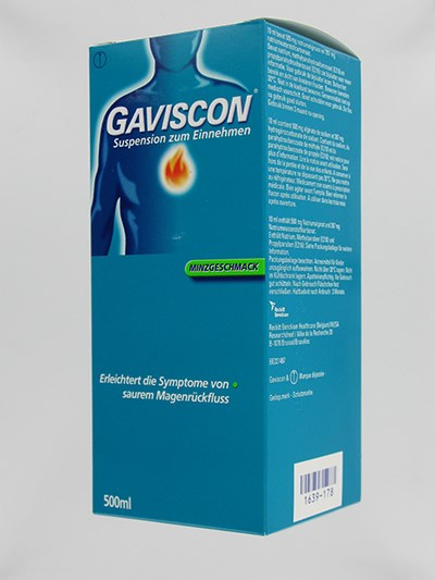 GAVISCON MENTHE MUNT SUSP BUV 500ML GAVISCON MENTHE MUNT SUSP BUV 500ML