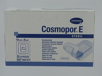 COSMOPOR E PANS STER ADH 10,0X 6CM 25 9008715 COSMOPOR E PANS STER ADH 10,0X 6CM 25 9008715