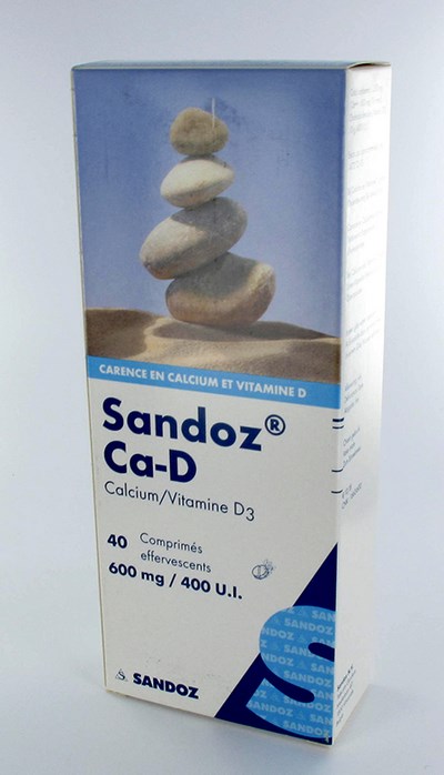 SANDOZ CA D 600MG/400IE COMP EFF 40