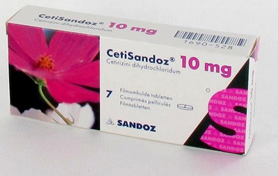 CETISANDOZ SANDOZ COMP  7 X 10 MG