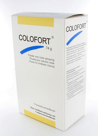 COLOFORT PULV SOL OR SACH  4 X 74 G