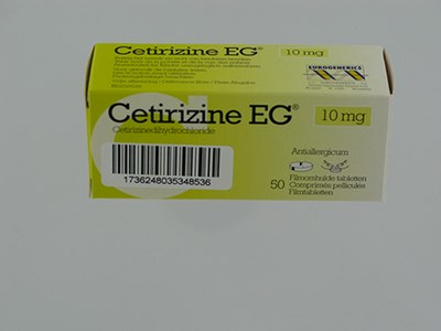 CETIRIZINE EG COMP 50 X 10 MG CETIRIZINE EG COMP 50 X 10 MG