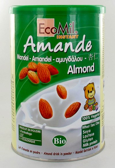 ECOMIL AMANDE BIO 400G ECOMIL AMANDE BIO 400G