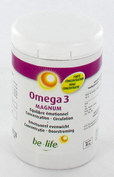 OMEGA 3 MAGNUM BE LIFE  CAPS 60