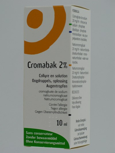 CROMABAK COLLYRE 2% 10ML CROMABAK COLLYRE 2% 10ML