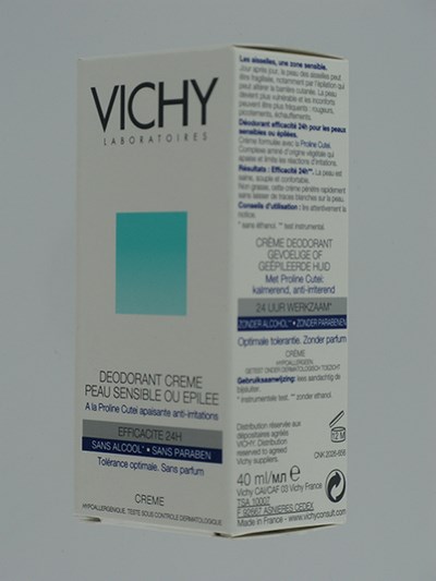 VICHY DEO GEV. H-GEEPILEERD CREME 24U 40ML