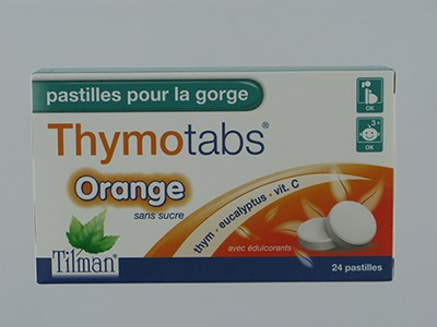 THYMO TABS ORANGE   PAST A SUCER 24