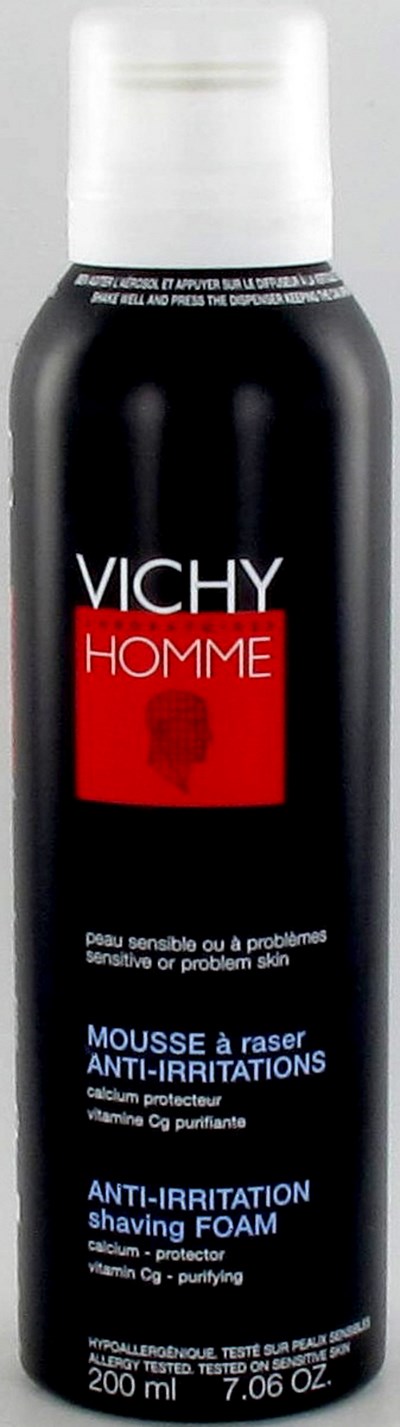 VICHY HOMME MOUSSE A RASER ANTI IRRIT. 200ML VICHY HOMME MOUSSE A RASER ANTI IRRIT. 200ML