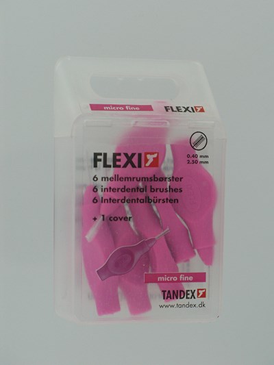 FLEXI FUCHSIA BROSSETTE MICRO FINE INTERDENTAIRE 6 FLEXI FUCHSIA BROSSETTE MICRO FINE INTERDENTAIRE 6